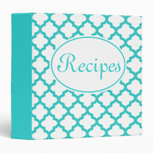 Cuisine Retro Turquoise Recette Classeur Cadeau