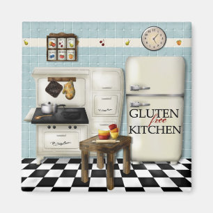 Cuisine sans gluten - Aimant Turquoise en kg