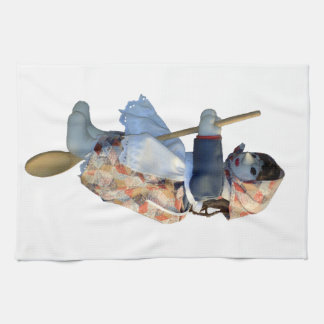 Cuisine, sorcière, cuillère, serviettes de cuisine