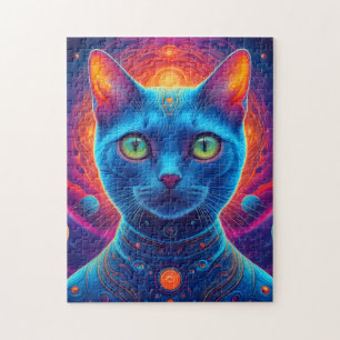 Cuisine Space Cat Astronaut Jigsaw Puzzle