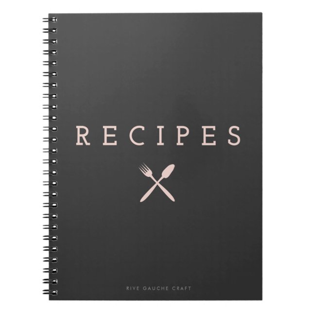 Cuisine Vintage rose Carnet d'accompagnement (Devant)