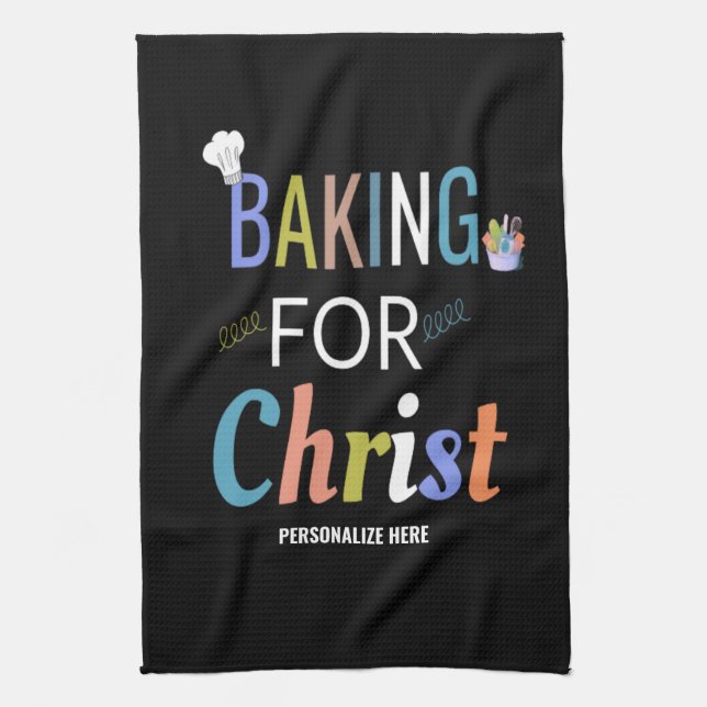Cuisson pour Christ Bakers Serviette de cuisine (Vertical)