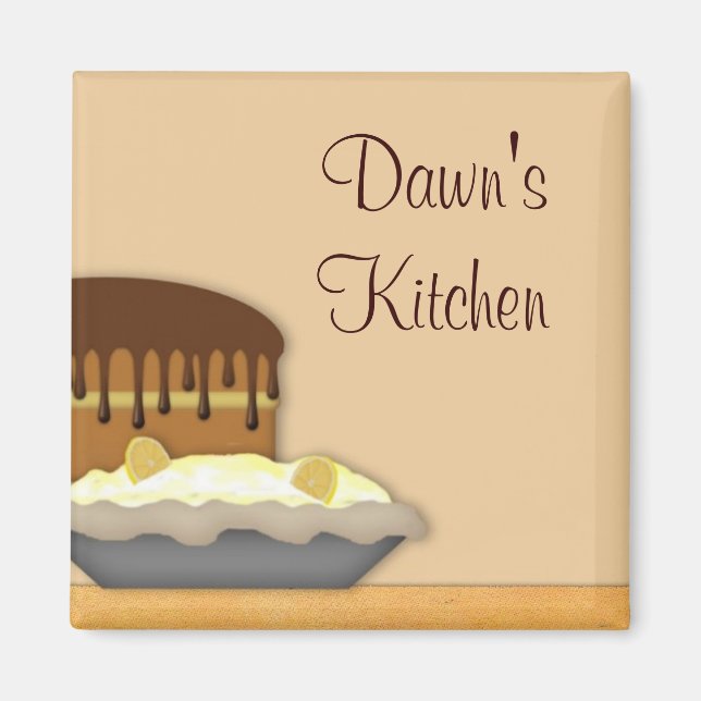 Cuisson sur mesure Aimant de cuisine (Devant)