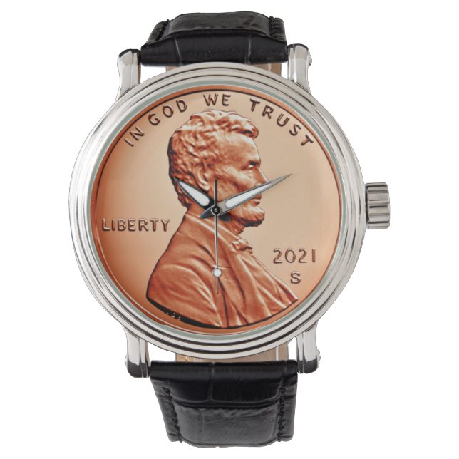 Cuivre Abraham Lincoln penny, un cent 2021 Montre (devant)