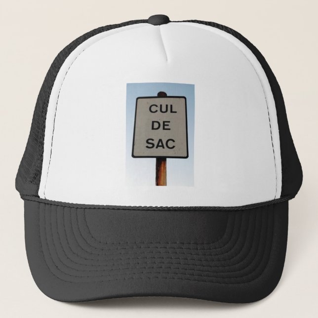Cul De Sac Aleworks Directional Trucker Hat (Front)