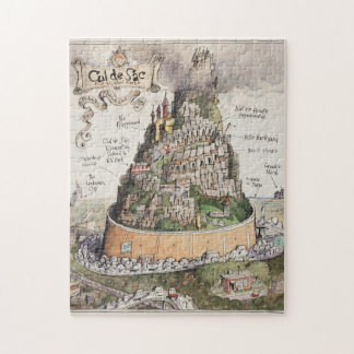 Cul-de-sac et puzzle adjacent d'endroits