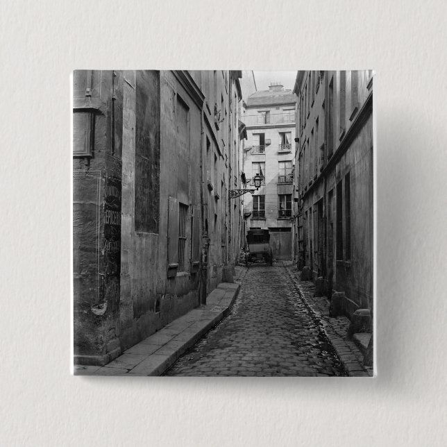 Cul-de-sac Saint-Ambroise 2 Inch Square Button (Front)