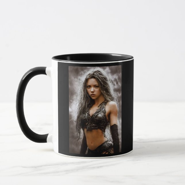 CUL GARRIOR FILLE CAFÉ MUG (Gauche)
