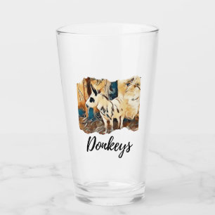 Culbuteur en verre d'amant d'âne