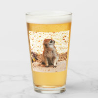 Culbuteur en verre d'écureuil moulu de "arachide"
