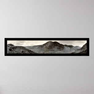 Culebra Cut Panama Photo 1909 Poster