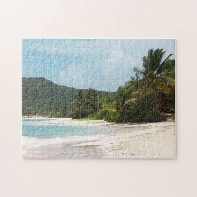 Culebra's Flamenco Beach Puerto Rico Jigsaw Puzzle (Horizontal)