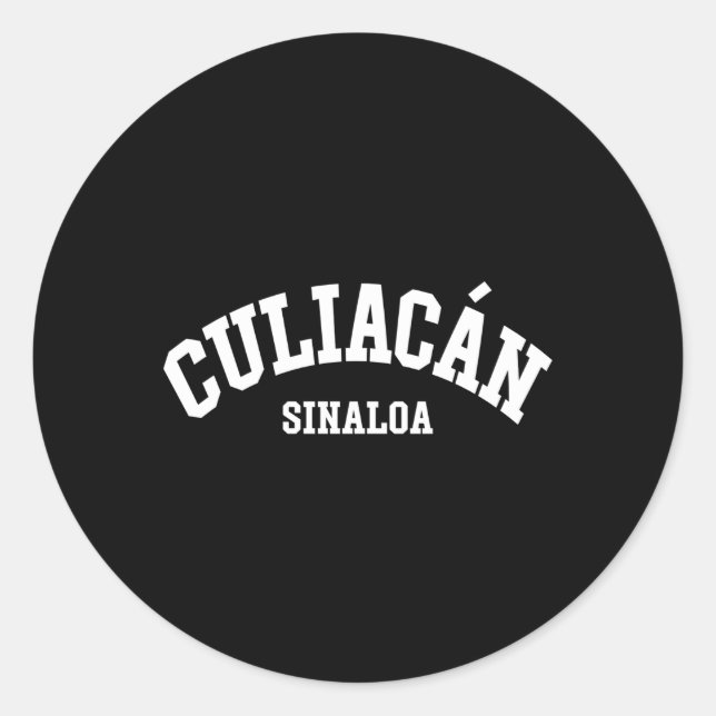 Culiacan Sinaloa Mexico Mexican Classic Round Sticker (Front)