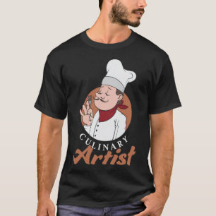Culinary Artist Design for a donut party aa  T-Shirt