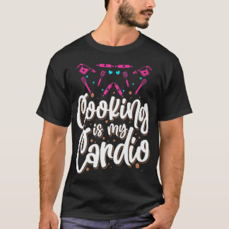 culinary arts cooking kitchen chef cook knife food T-Shirt