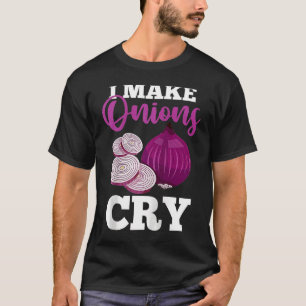 Culinary Chef Cooking I Make Onions Cry Raglan B T-Shirt