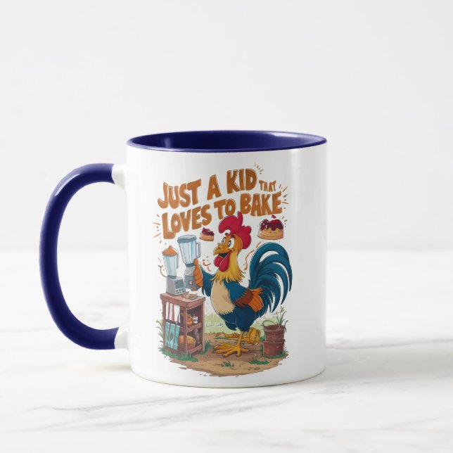 Culinary Chickens Cake Creation Mug (Left)