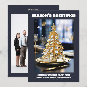 Culinary Christmas teaspoon tree cooking DIY photo Holiday Card