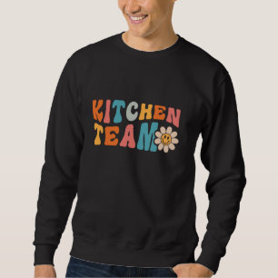Culinary Cook Chef Men Women Cooking - Groovy Kitc Sweatshirt