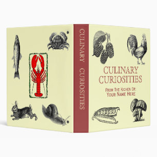 Culinary Curiosities Recipe Binder