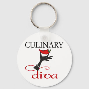 Culinary Diva Keychain
