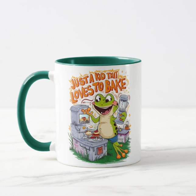 Culinary Explorer: Frogs Stove Adventure Mug (Left)