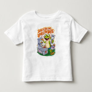 Culinary Explorer: Frogs Stove Adventure Toddler T-shirt