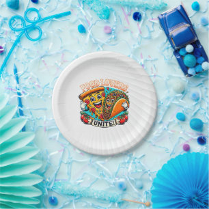 Culinary Friendship Paper Plate