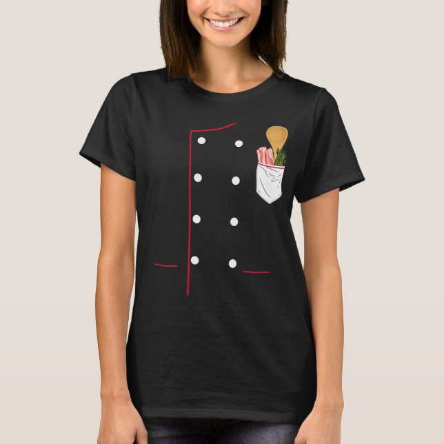 Culinary Funny Chef Coat Art For Cuisiners T-Shirt (Front)