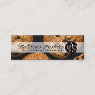 Culinary Logo   Chocolate Chip Cookies Mini Business Card