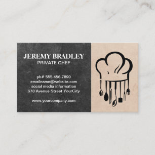 Culinary Logo   Restaurant   Catering Business Card