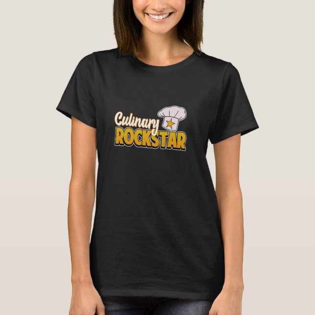 Culinary Rockstar Chef T-Shirt (Front)