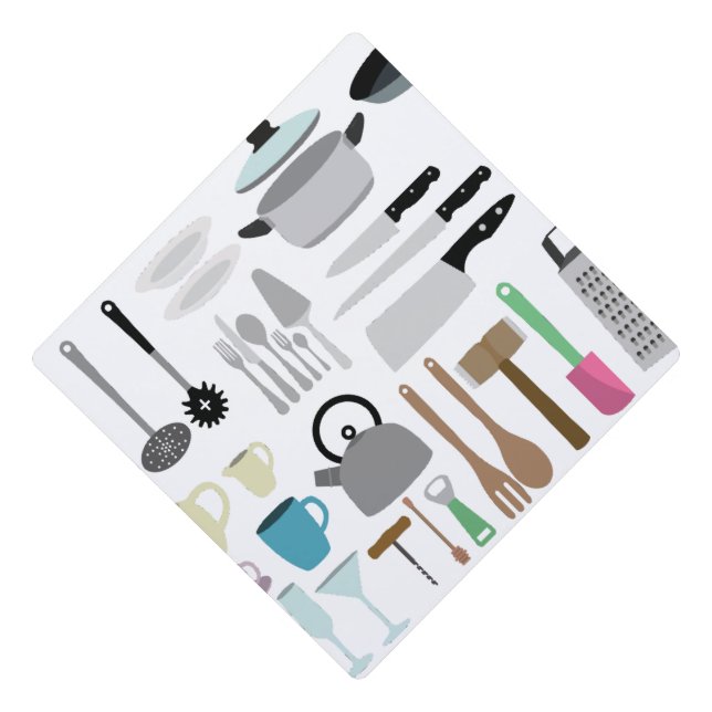 Culinary School Graduation Caps Tassle Topper. Graduation Cap Topper (Front)