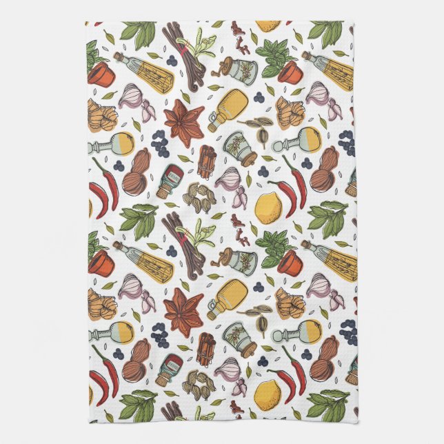 Culinary Spice Kitchen Towel (Vertical)