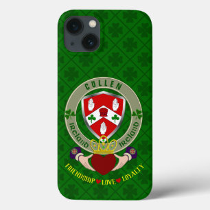 Cullen Irish Shield & Claddagh Personalized iPhone 13 Case