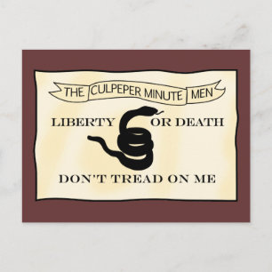 Culpeper Minutemen Flag Postcard