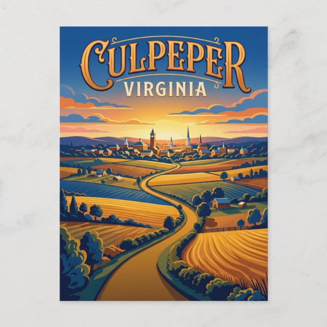 Culpeper USA Postcard (Front)