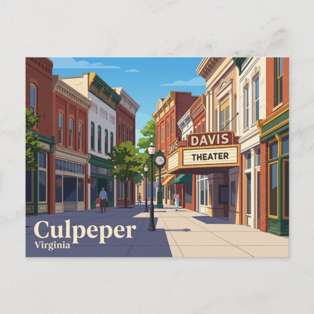 Culpeper USA Postcard (Front)