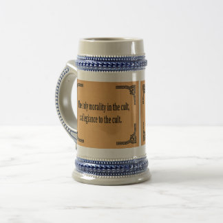 Cult Morality Beer Stein
