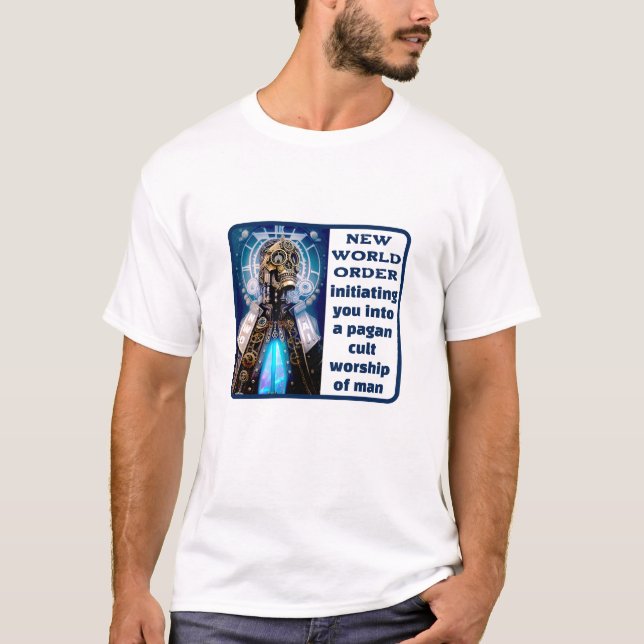 Cult of Man (light) T-Shirt (Front)