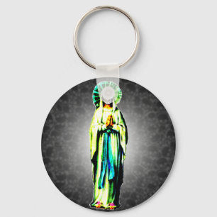Cult Of Santa Muerte Keychain