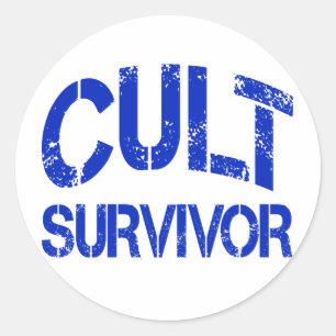 Cult Survivor Classic Round Sticker