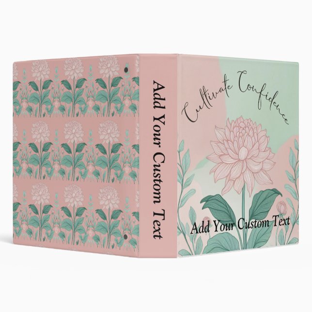 Cultivate Confidence Themed Binder (Background)