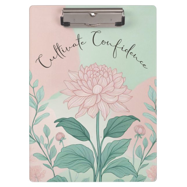 Cultivate Confidence Themed Clipboard (Front)