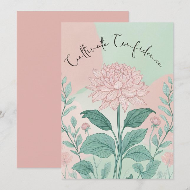 Cultivate Confidence Themed  Invitation (Front/Back)