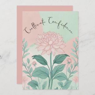 Cultivate Confidence Themed Invitation