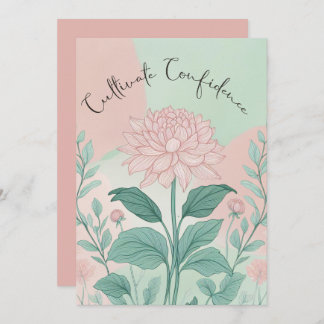 Cultivate Confidence Themed Invitation