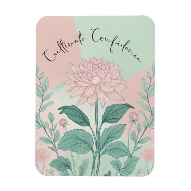 Cultivate Confidence Themed Magnet (Vertical)