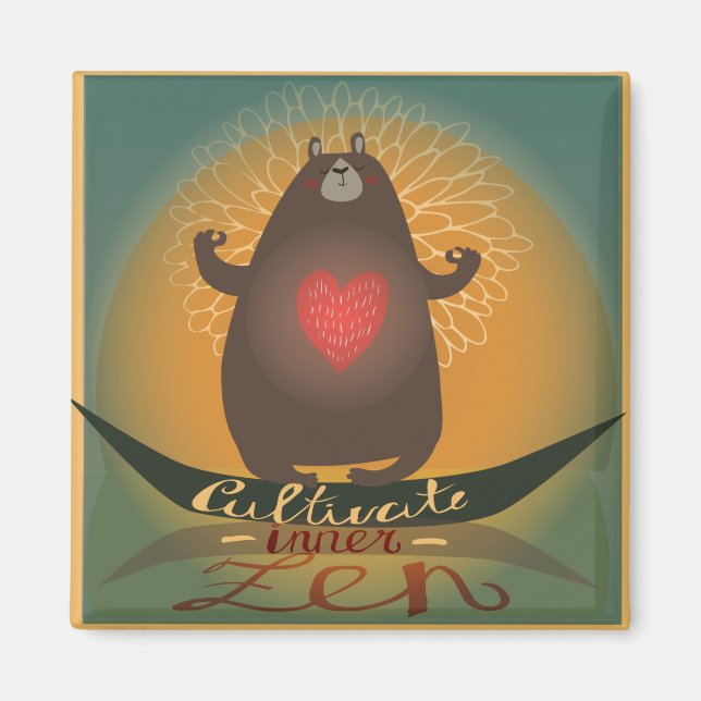 Cultivate Inner Zen Magnet (Front)