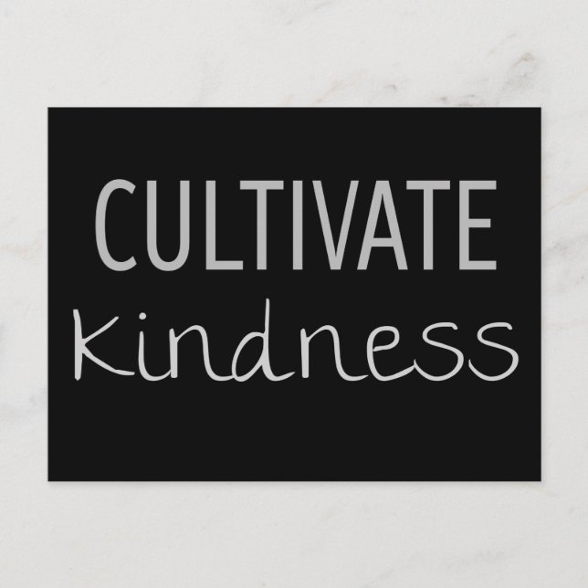 Cultivate Kindness Postcard (Front)